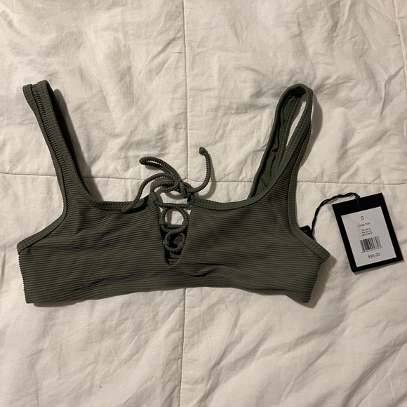 Lace up bikini top - Picture 1 of 3